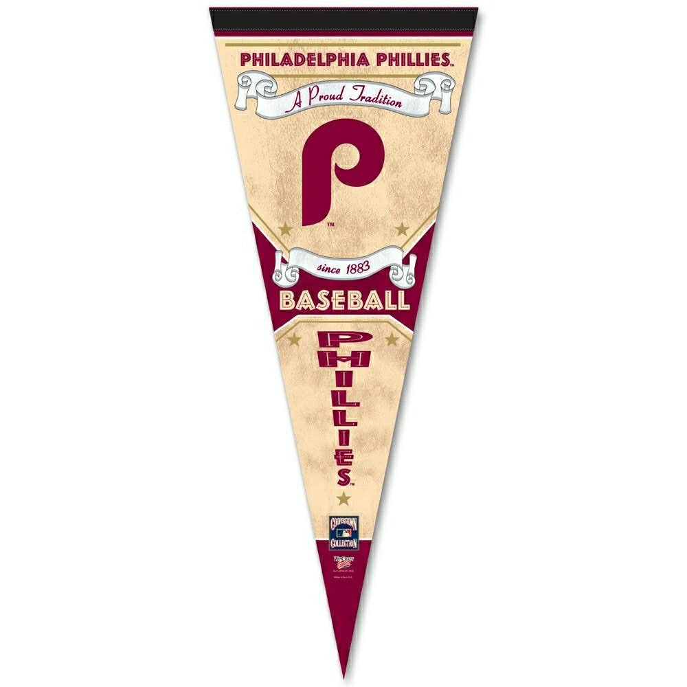 Philadelphia Phillies Cooperstown Premium MLB Pennant Taass for sale