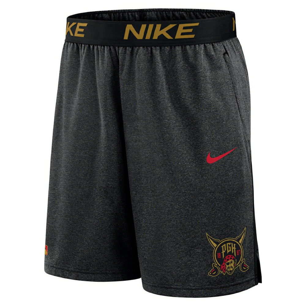 Pittsburgh Pirates 2026 City Connect MLB Authentic Dri-FIT Shorts Dark Gray Classic