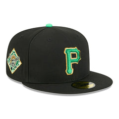 Pittsburgh Pirates 2026 St. Patrick's Day MLB Authentic 59FIFTY Cap Black Taass US