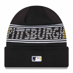 Pittsburgh Pirates Authentic 2024 MLB Clubhouse New Era Beanie Knit Taass US