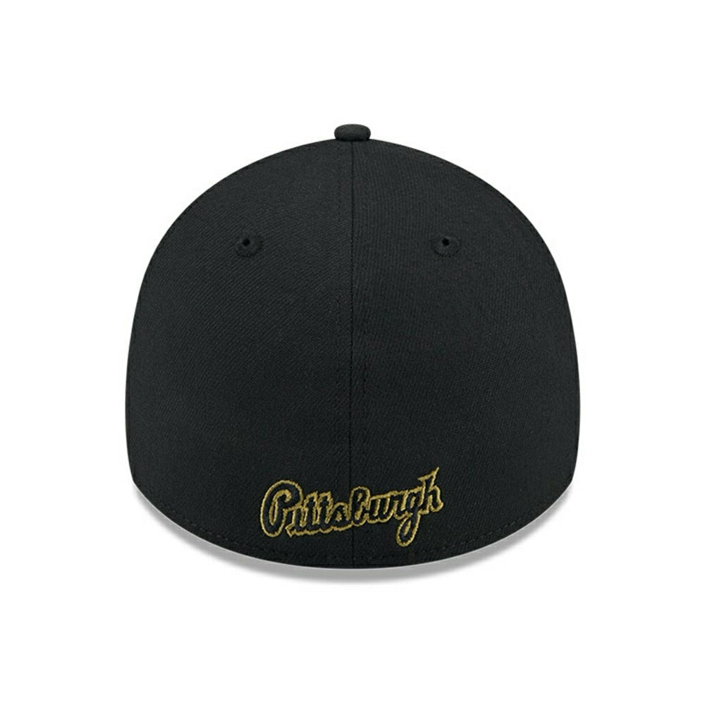Pittsburgh Pirates 2024 MLB Armed Forces New Era 39THIRTY Flex Cap Black Lifestyle