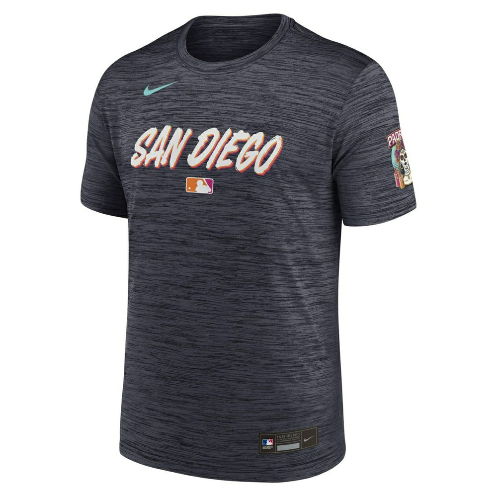 San Diego Padres City Connect 2026 MLB Authentic Velocity T-Shirt Navy Fashion