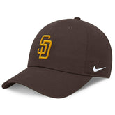 San Diego Padres Organic Cotton Nike Club Adjustable Cap Brown Taass US