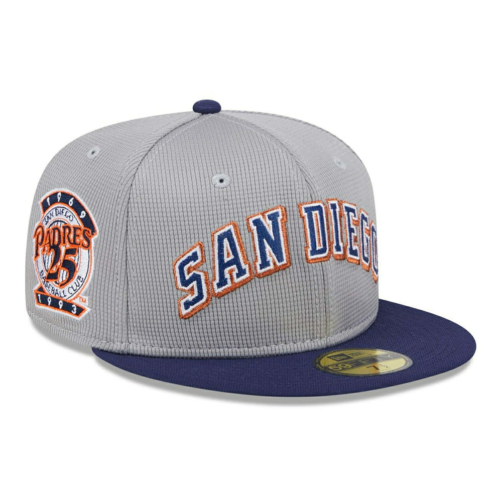 San Diego Padres Pivot Mesh Crown New Era 59FIFTY Fitted MLB Cap Taass sale