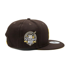 San Diego Padres 40th Anniversary Cooperstown New Era 9FIFTY Snapback MLB Cap Lifestyle