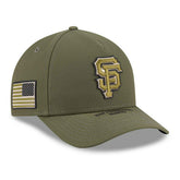 San Francisco Giants 2026 MLB Armed Forces 9FORTY M-Crown A-Frame Adjustable Cap Olive Classic