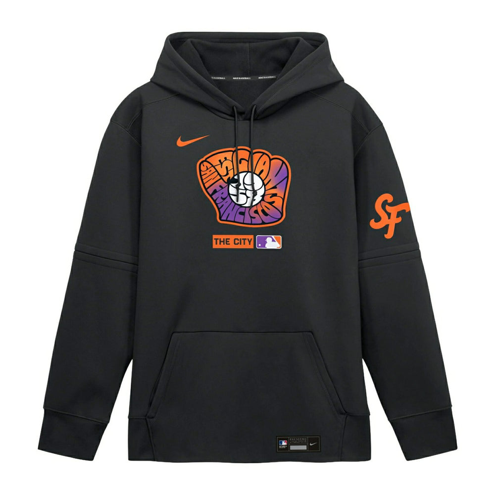 San Francisco Giants City Connect 2026 MLB Authentic Therma Hoodie Black Classic