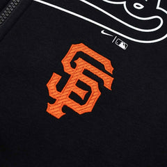 San Francisco Giants Knockout Script MLB Full-Zip Hoodie Black Classic