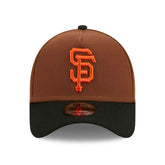 San Francisco Giants Harvest New Era A-Frame Trucker MLB Cap Taass sale