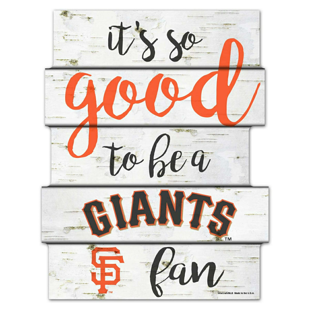 San Francisco Giants Birchwood MLB Wood Sign Lifestyle
