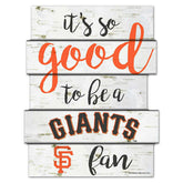 San Francisco Giants Birchwood MLB Wood Sign Lifestyle
