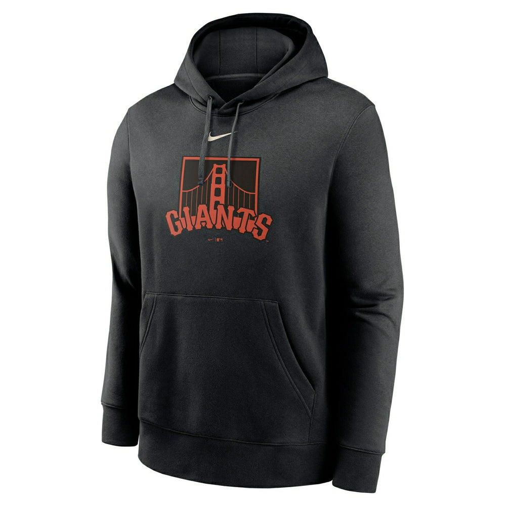 San Francisco Giants Alternate Logo Nike Club Fleece MLB Hoodie Black Taass for sale