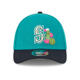 Seattle Mariners 2026 MLB Spring Training 39THIRTY M-Crown Flex Cap Teal Taass sale