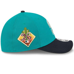 Seattle Mariners 2026 MLB Spring Training 39THIRTY M-Crown Flex Cap Teal Taass sale