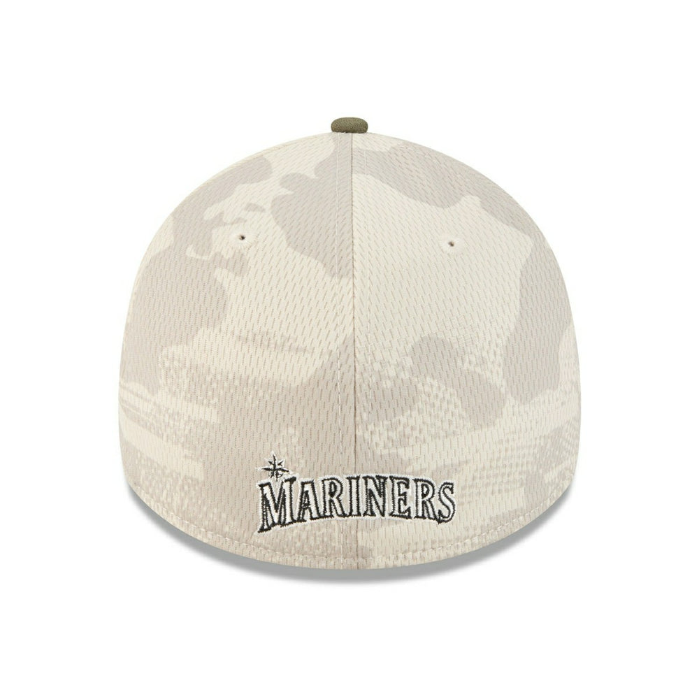 Seattle Mariners 2025 MLB Armed Forces New Era 39THIRTY Flex Cap Fashion