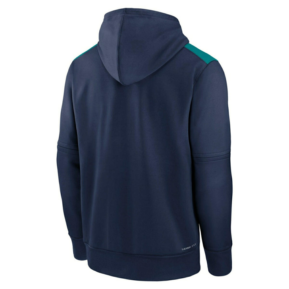 Seattle Mariners 2025 MLB Authentic Performance Therma Hoodie Navy Lifestyle