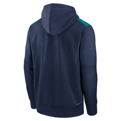 Seattle Mariners 2025 MLB Authentic Performance Therma Hoodie Navy Lifestyle