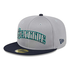 Seattle Mariners Pivot Mesh Crown New Era 59FIFTY Fitted MLB Cap Taass sale