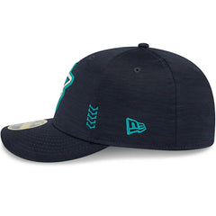 Seattle Mariners 2024 MLB Clubhouse New Era Low Profile 59FIFTY Fitted Cap Navy Lifestyle