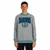 Seattle Mariners Throwback MLB Crew Sweatshirt Gray Taass US