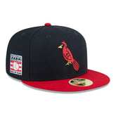 St. Louis Cardinals 2025 MLB Hall of Fame 59FIFTY Fitted Cap Navy Taass US