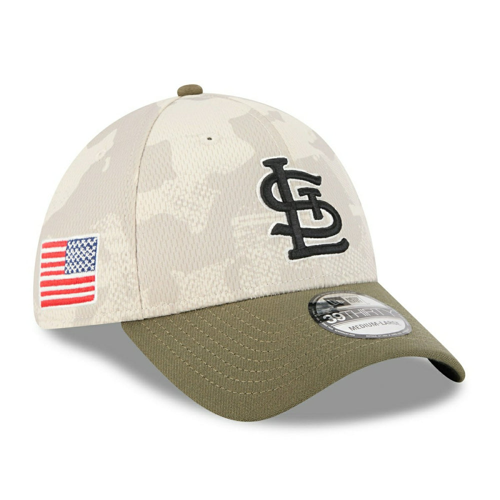 St. Louis Cardinals 2025 MLB Armed Forces New Era 39THIRTY Flex Cap Lifestyle