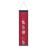 St. Louis Cardinals Logo Evolution MLB Wool Banner Taass sale