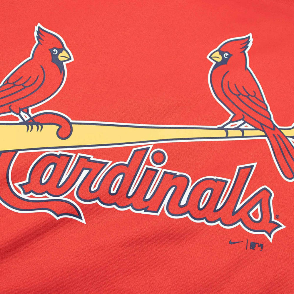St. Louis Cardinals Wordmark Nike Therma Dri-FIT MLB Hoodie Red Taass for sale