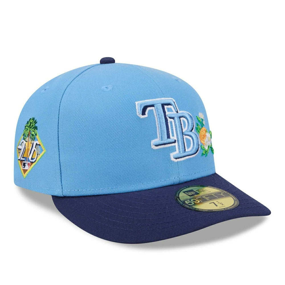 Tampa Bay Rays 2026 MLB Authentic Spring Training 59FIFTY Pre-Curved Cap Blue Fashion