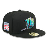 Tampa Bay Rays 2025 MLB Hall of Fame 59FIFTY Fitted Cap Black Fashion