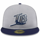 Tampa Bay Rays Colorway 2025 MLB Batting Practice 59FIFTY Fitted Cap Gray Taass sale