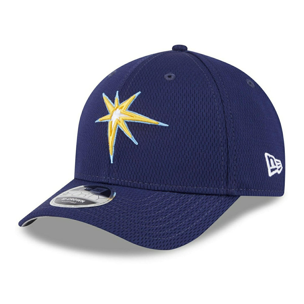 Tampa Bay Rays 2025 MLB Clubhouse 9FORTY M-Crown Snapback Cap Navy Classic