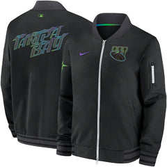 Tampa Bay Rays 2024 City Connect MLB Authentic Nike Bomber Jacket Lifestyle
