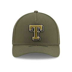 Texas Rangers 2026 MLB Armed Forces 9FORTY M-Crown A-Frame Adjustable Cap Olive Taass US