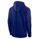 Texas Rangers 2025 MLB Authentic Performance Therma Hoodie Blue Taass US