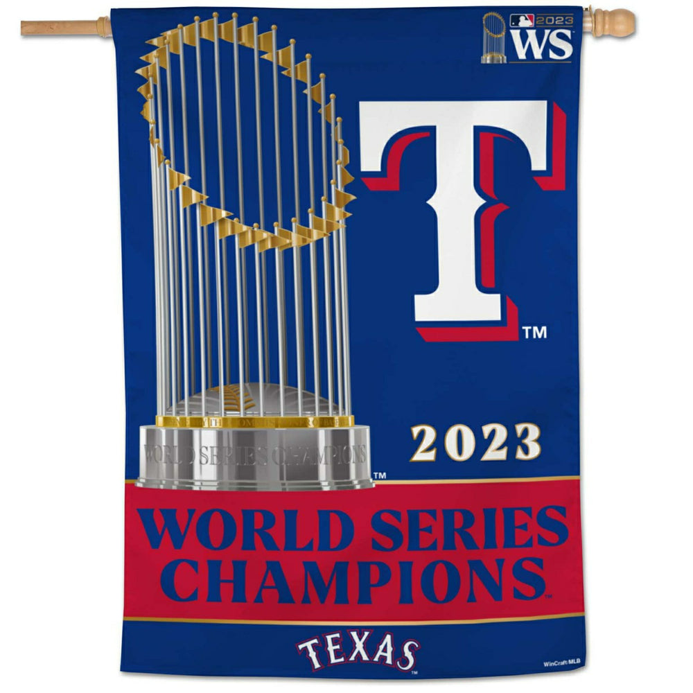 Texas Rangers 2023 World Series Champions Banner Flag Fashion