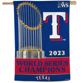 Texas Rangers 2023 World Series Champions Banner Flag Fashion