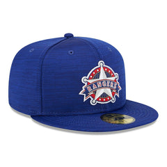 Texas Rangers 2023 MLB Clubhouse New Era 59FIFTY Fitted Cap Blue Taass US