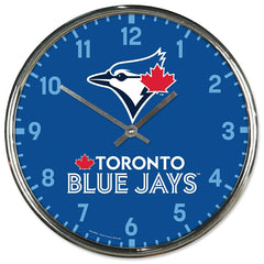 Toronto Blue Jays Chrome MLB Team Design Wall Clock Fashion