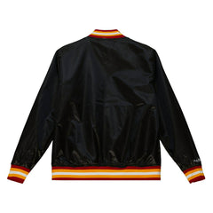 Atlanta Hawks Slap Sticker Reversible Lightweight Satin NBA Jacke Black Taass US
