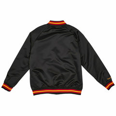Atlanta Hawks Mitchell & Ness Lightweight Satin NBA Jacket Black Lifestyle
