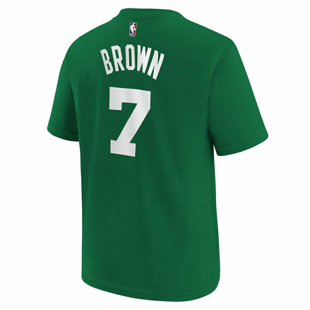 Jaylen Brown #7 Boston Celtics Player NBA T-Shirt Green (YOUTH) Fashion