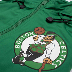 Boston Celtics NBA Quarter Zip Windbreaker Jacket Grün Taass sale