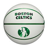 Boston Celtics Pixel NBA Basketball White (Size 7) Classic