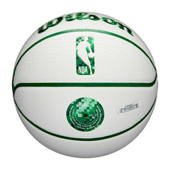 Boston Celtics Pixel NBA Basketball White (Size 7) Classic
