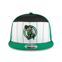 Boston Celtics 2025-26 NBA Tip-Off 9FIFTY Split Panel Snapback Cap Lifestyle