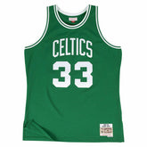 Larry Bird #33 Boston Celtics 1985-86 Mitchell & Ness Swingman NBA Jersey Green Lifestyle