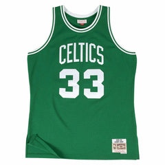 Larry Bird #33 Boston Celtics 1985-86 Mitchell & Ness Swingman NBA Jersey Green Lifestyle