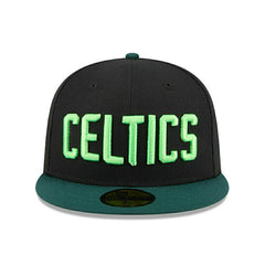 Boston Celtics 2024 NBA City Edition New Era 59FIFTY Fitted Cap Taass for sale