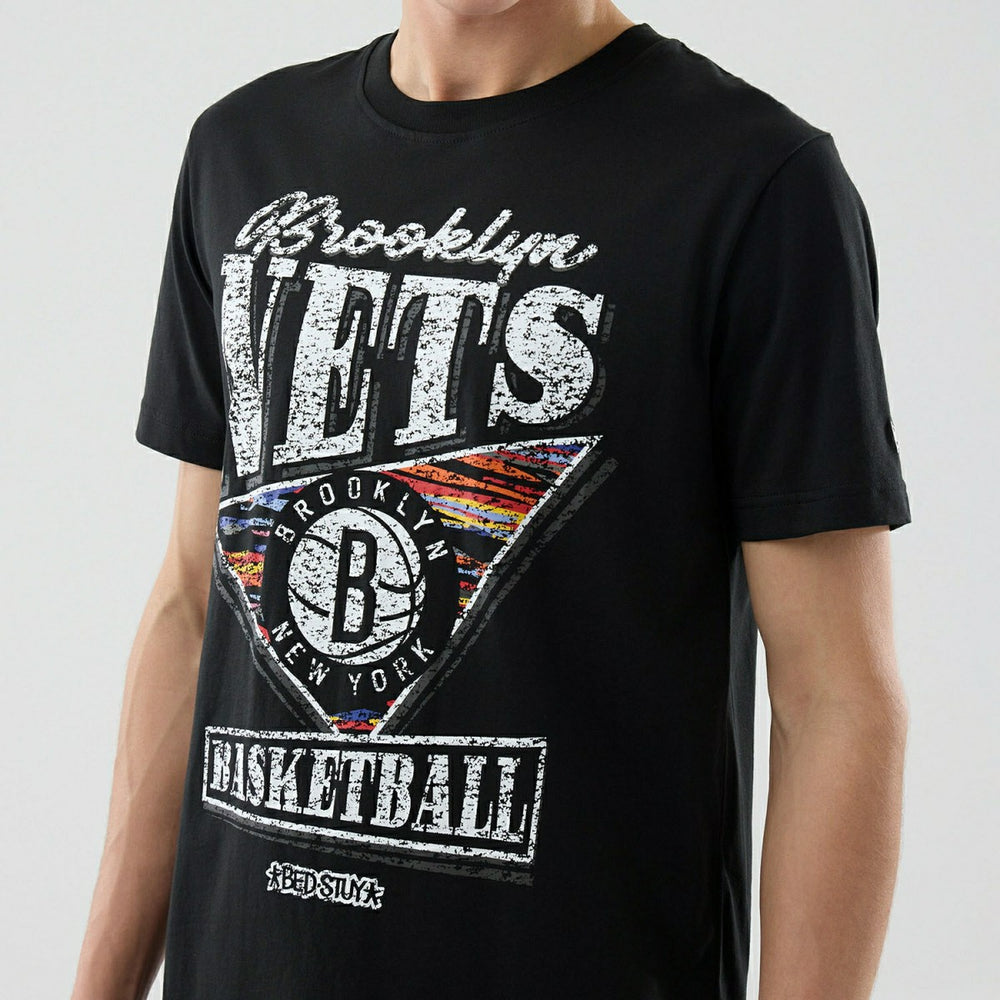 Brooklyn Nets 2025-26 City Edition NBA T-Shirt Black Taass sale